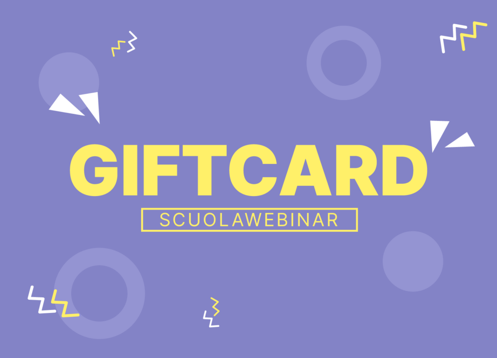 Gift Card Scuolawebinar